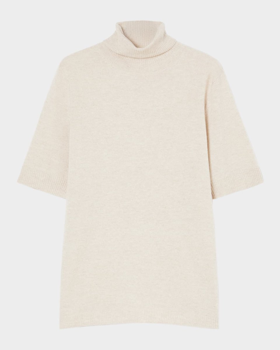 Plus Size Romolo Turtleneck Cashmere Sweat